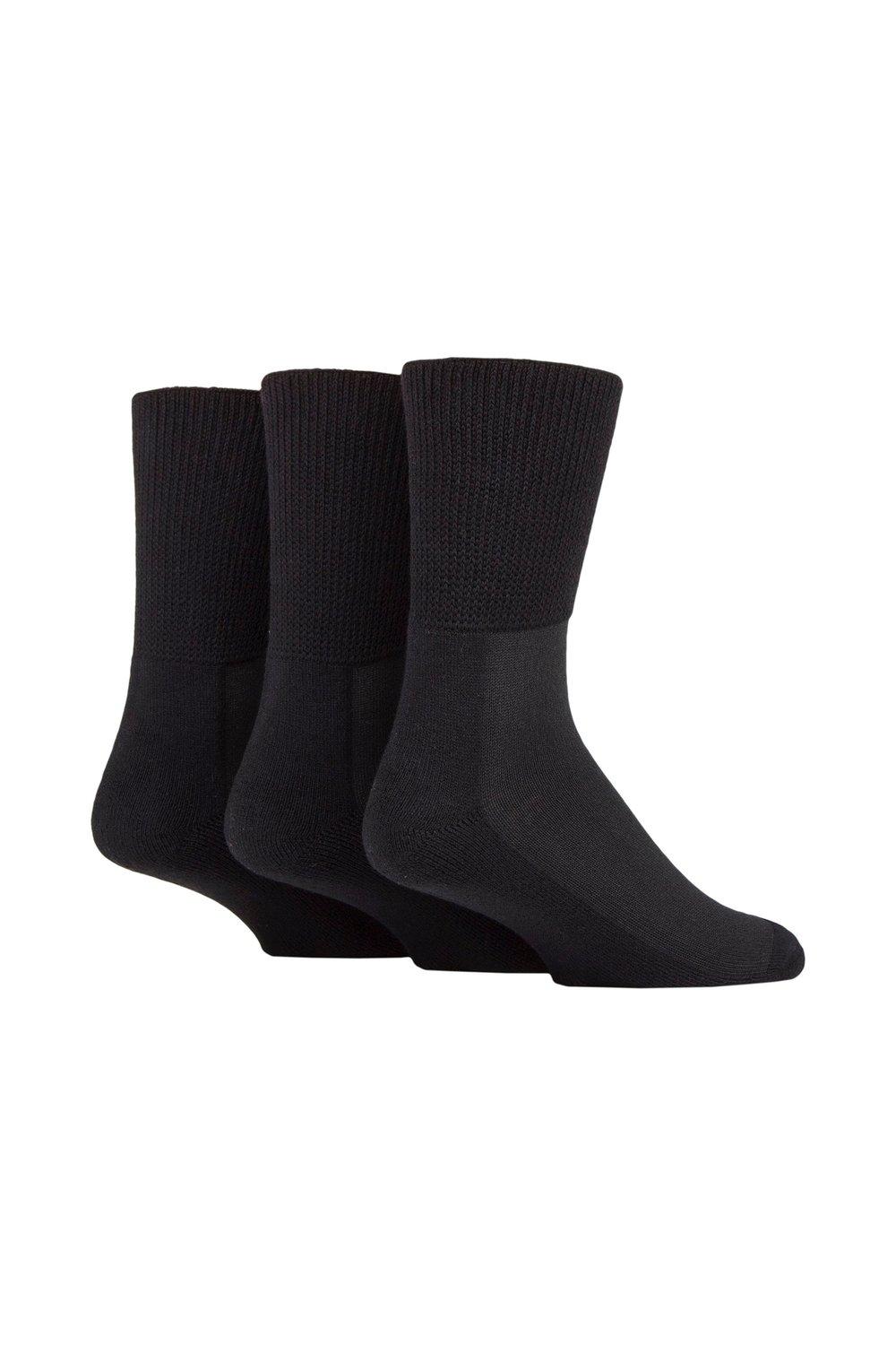 Footnurse Бамбуковые мягкие носки для диабетиков SOCKSHOP Iomi, черный