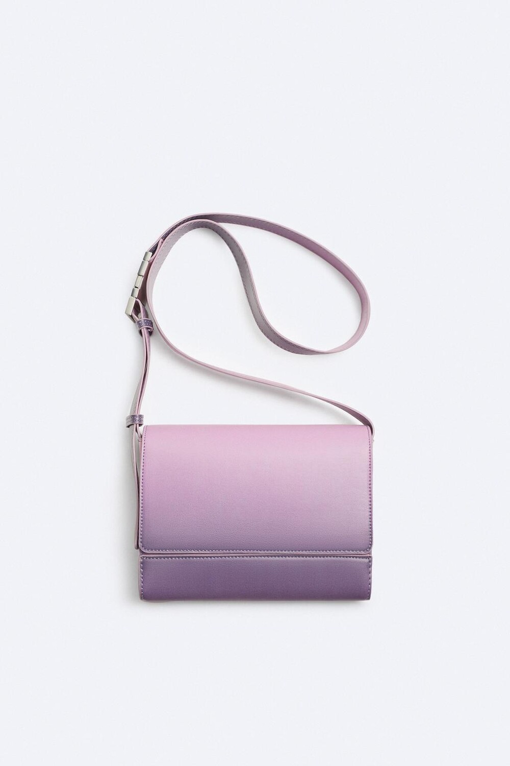 

Сумка кроссбоди с клапаном ombré ZARA, лиловый фиолетовый