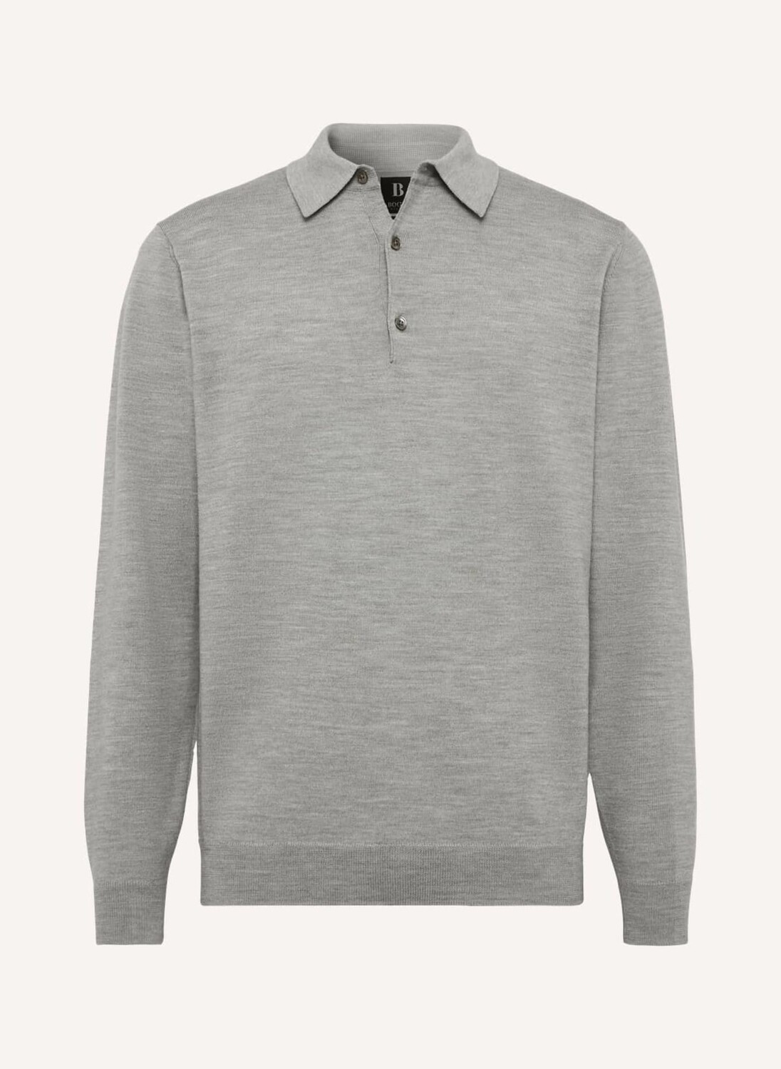 

Рубашка поло BOGGI MILANO Strick Regular Fit, серый