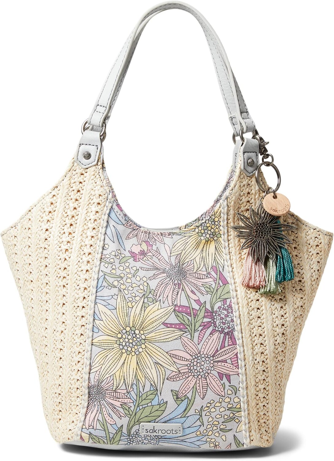

Сумка Roma Straw Small Shopper The Sak, цвет Pinkberry In Bloom