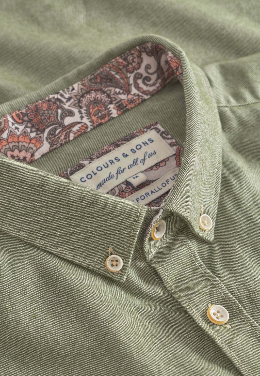 

Рубашка LANGARM TWILL Colours & Sons, зеленый