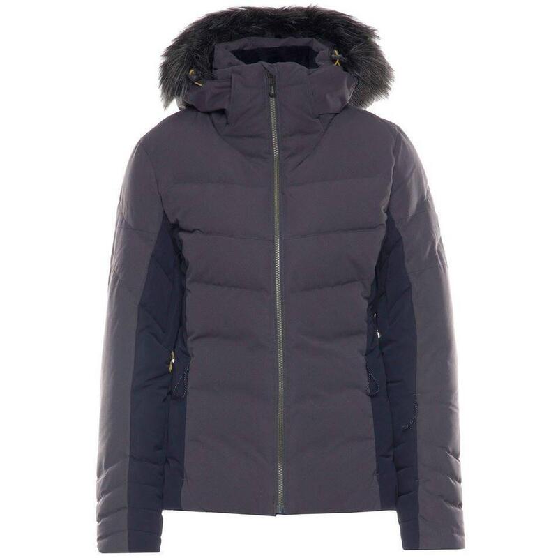 Женская лыжная пуховая куртка Icetown SALOMON, цвет grau лыжная куртка теплая лыжная женская captivate 20k spyder цвет grau
