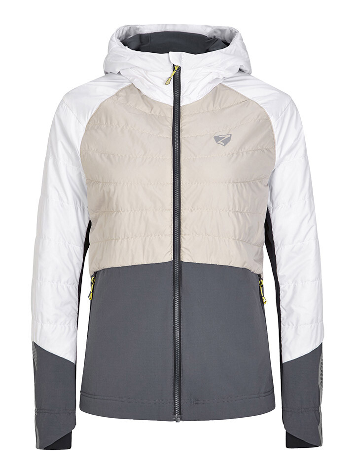 

Куртка софтшелл Ziener Nacana, цвет Weiß/Grau/Beige