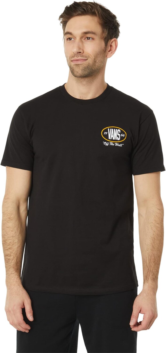 

Футболка с короткими рукавами в шахматную клетку Team Player Vans, цвет Black/Old Gold