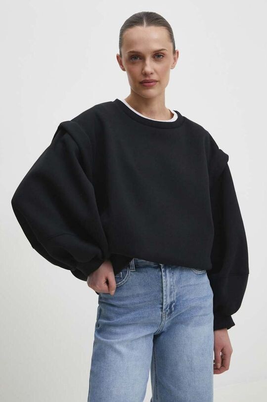 

Хлопковая толстовка Answear Lab, черный
