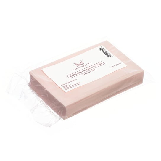 

Спонжи для макияжа одноразовые - 24 шт, розовые., MANYBEAUTY