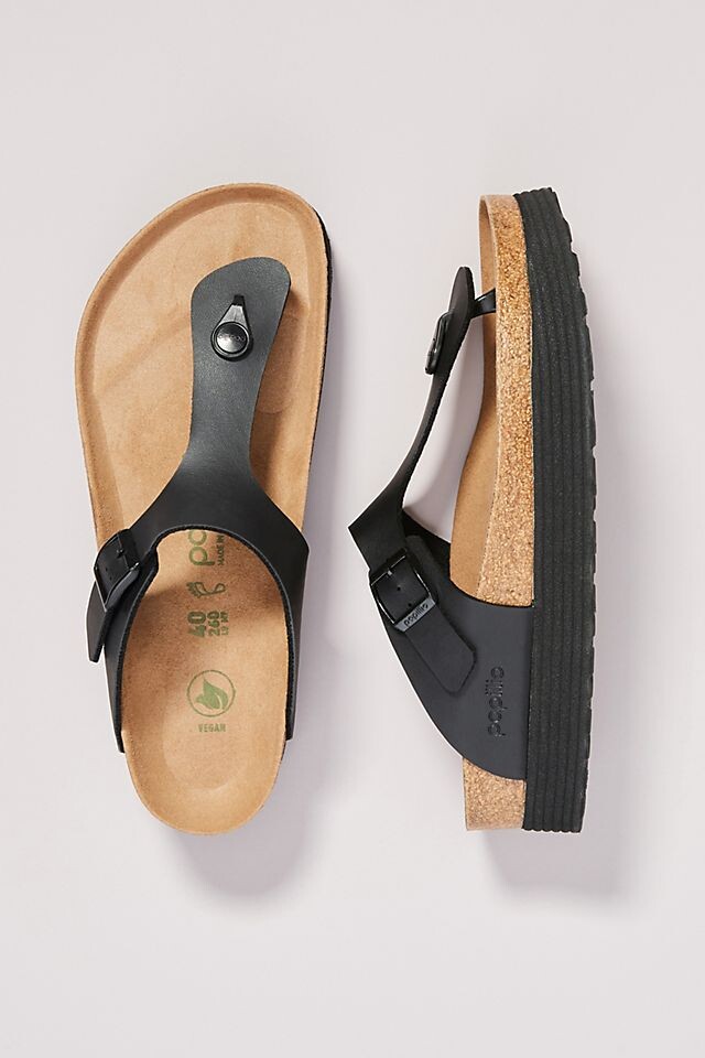 

Сандали Papillio by Birkenstock Gizeh Vegan на платформе, черный
