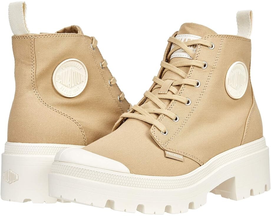 

Ботинки Palladium Pallabase Twill, цвет Taos Taupe