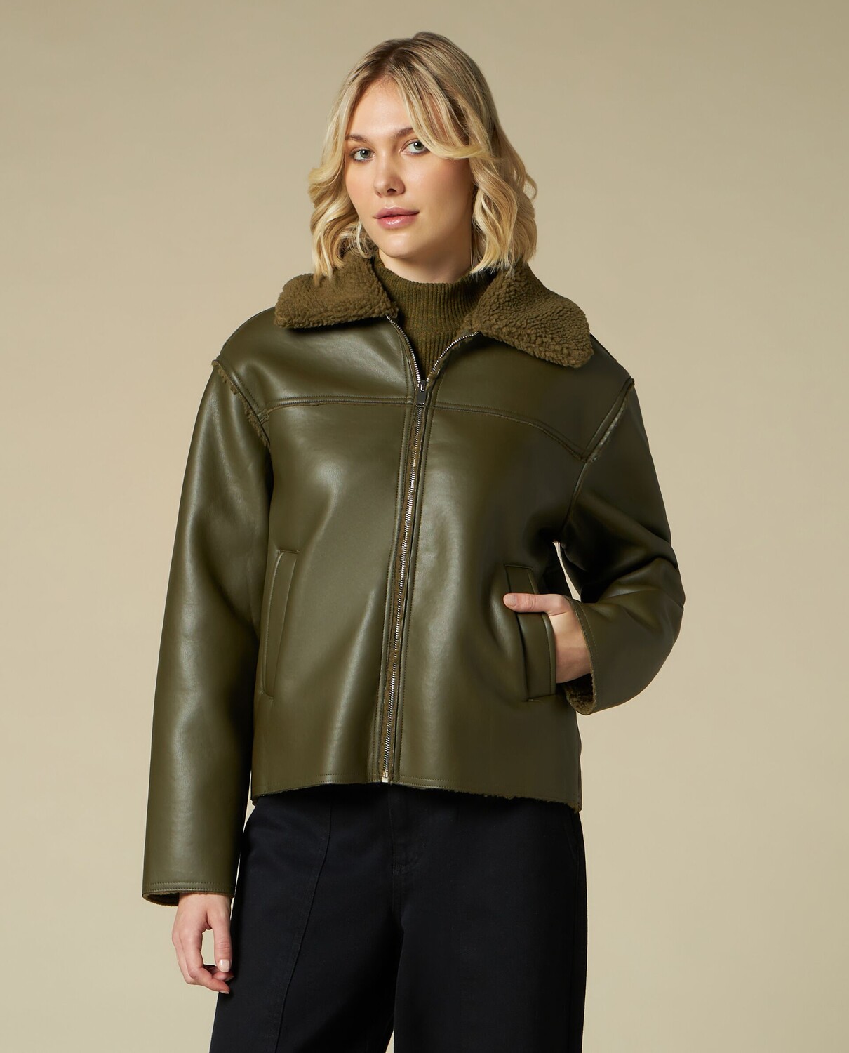 

Женская эко овчина NICE&CHIC, белый