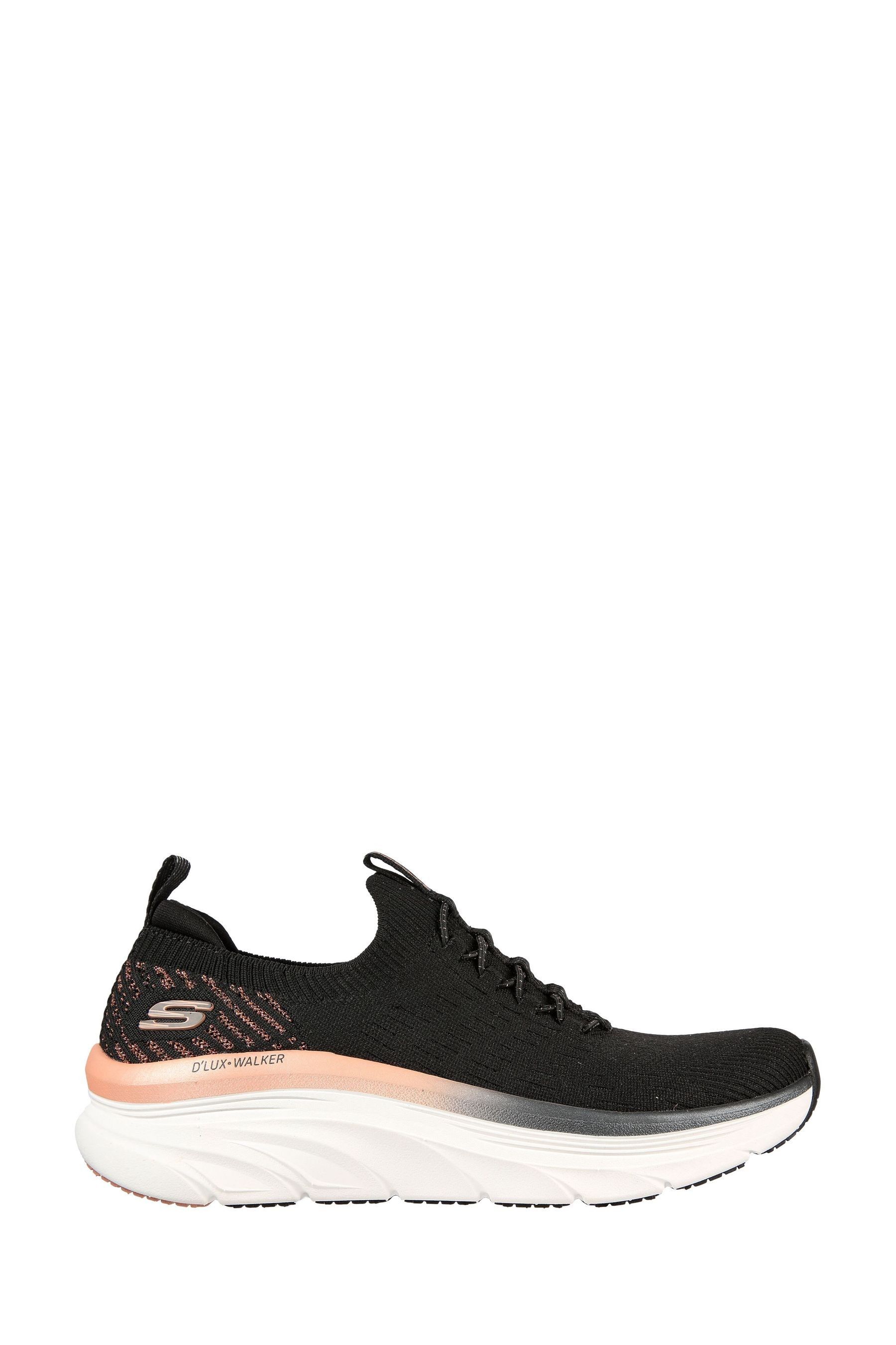 D'Lux Walker Let It Glow женская спортивная обувь Skechers, черный