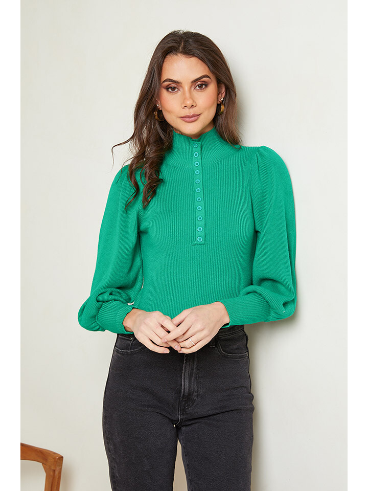 

Свитер Soft Cashmere Rollkragen, зеленый