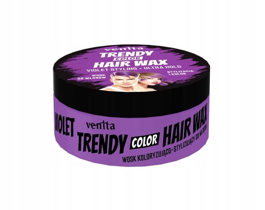 Красящий воск, Фиолетовый, 75г Venita Trendy, Color Hair Wax