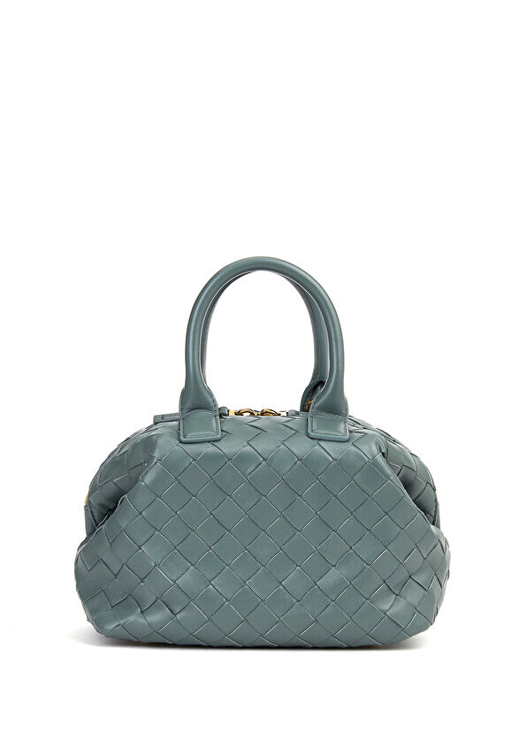

Mini bauletto серая женская кожаная сумка Bottega Veneta