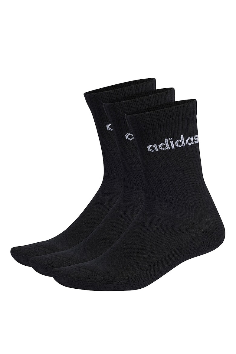 

Длинные носки в рубчик — 3 пары Adidas Performance, черный