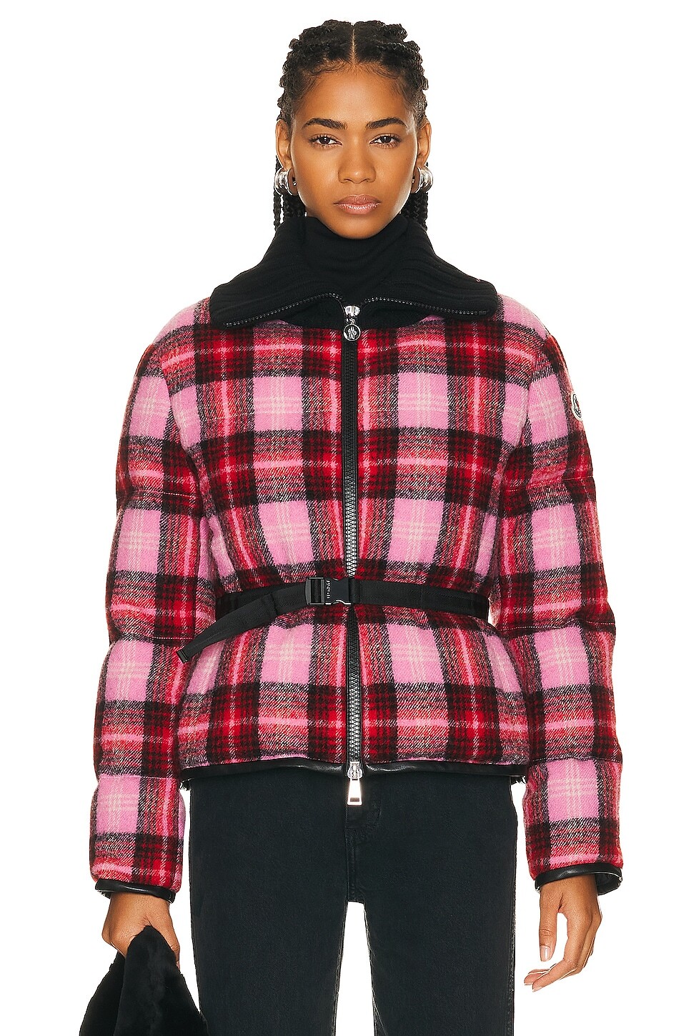 

Куртка Замбезе Moncler, цвет Pink Plaid