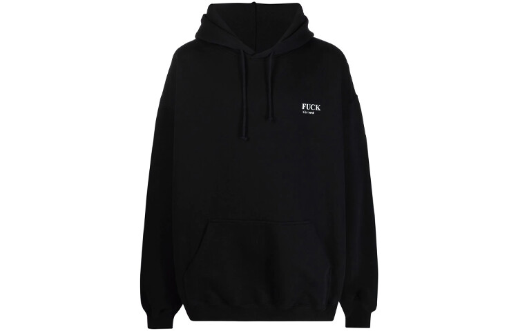

Толстовка унисекс черная Vetements, черный