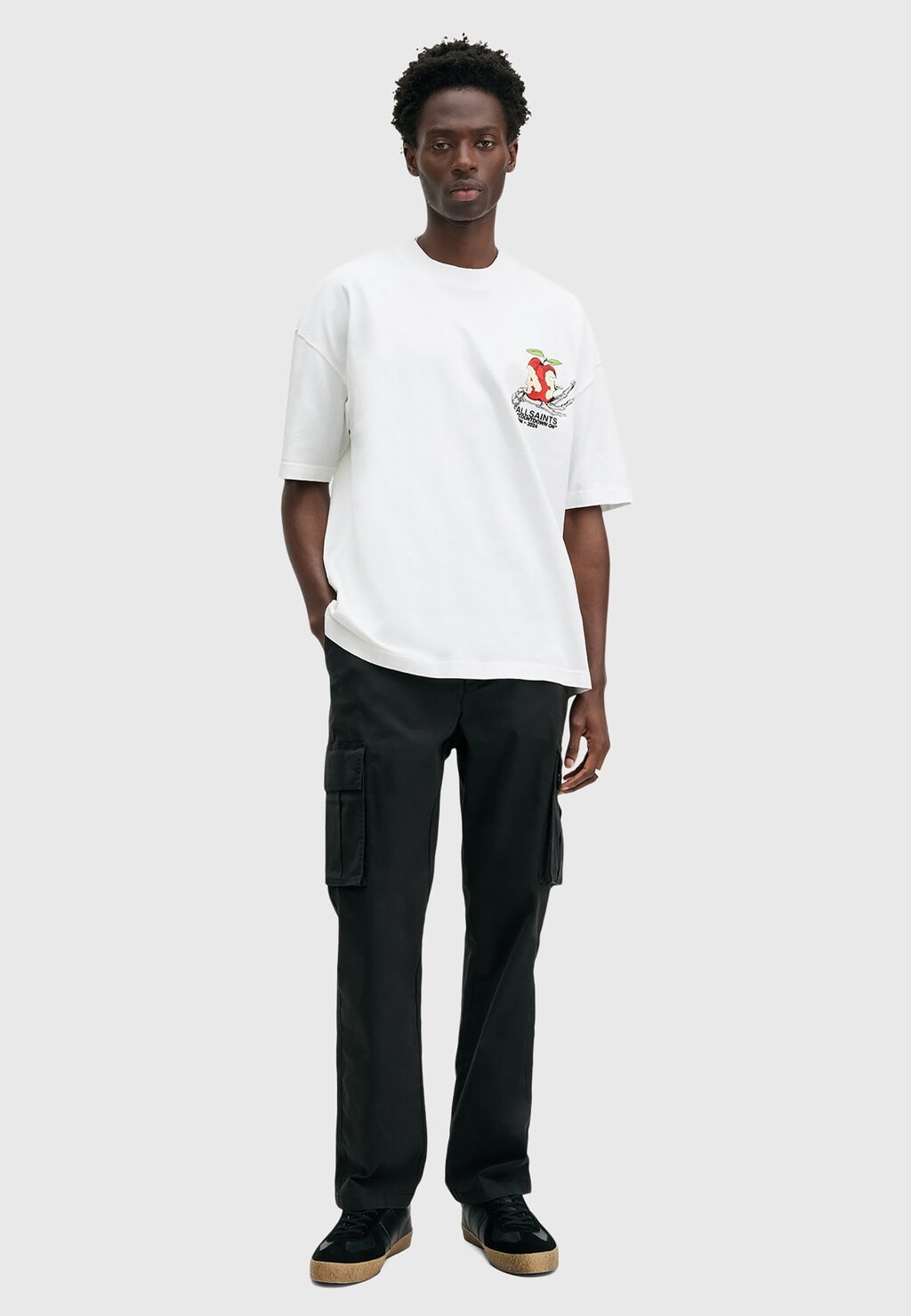 

Футболка с принтом TEMPTER CREW AllSaints, белый