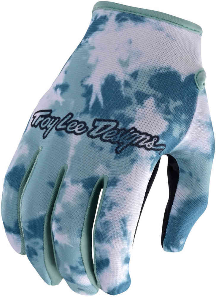 Перчатки для мотокросса Flowline Plot Troy Lee Designs, светло-синий футболка велосипедная troy lee designs drift solid с коротким рукавом темно серый