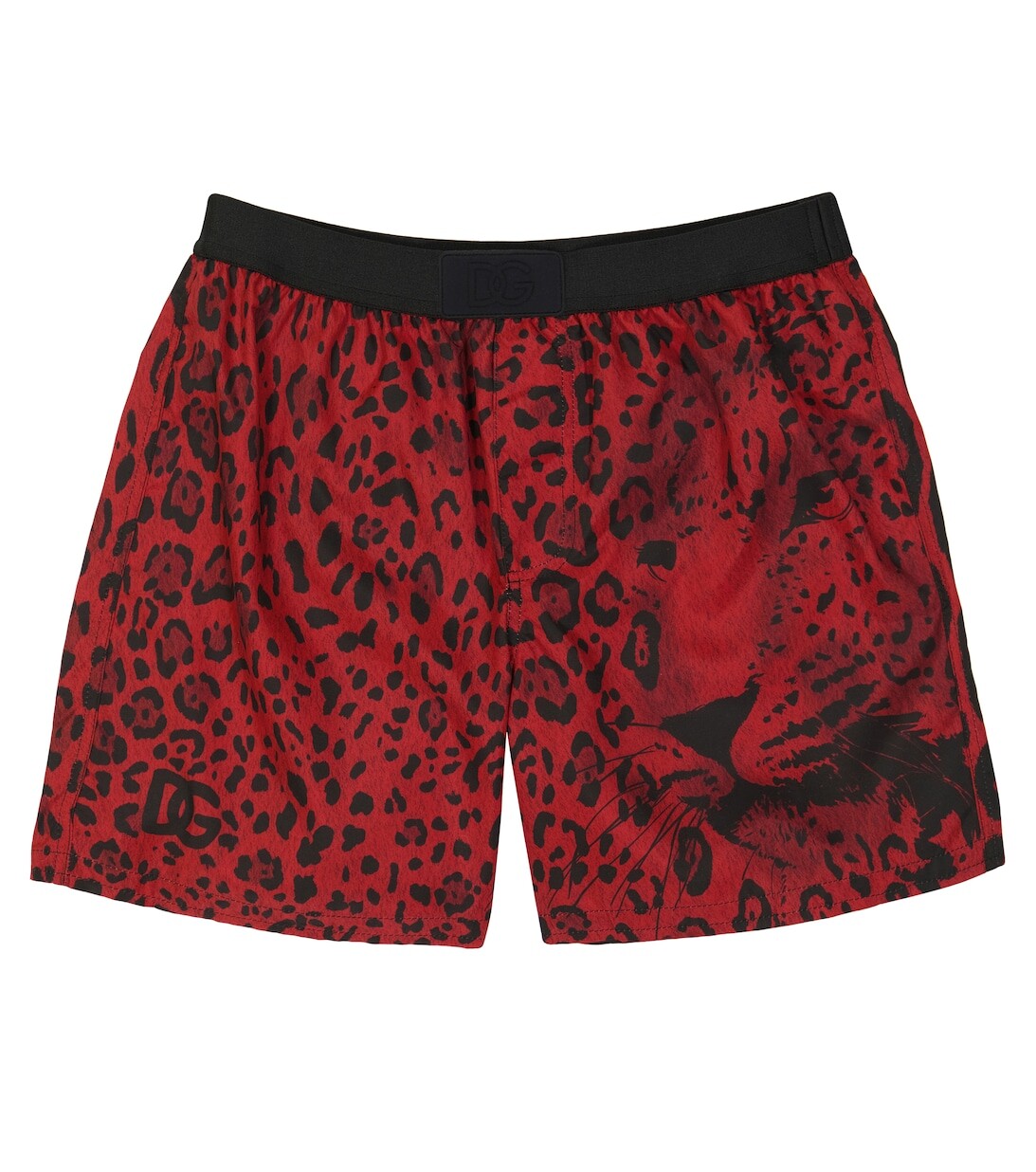 

Плавки с леопардовым принтом Dolce&Gabbana, красный
