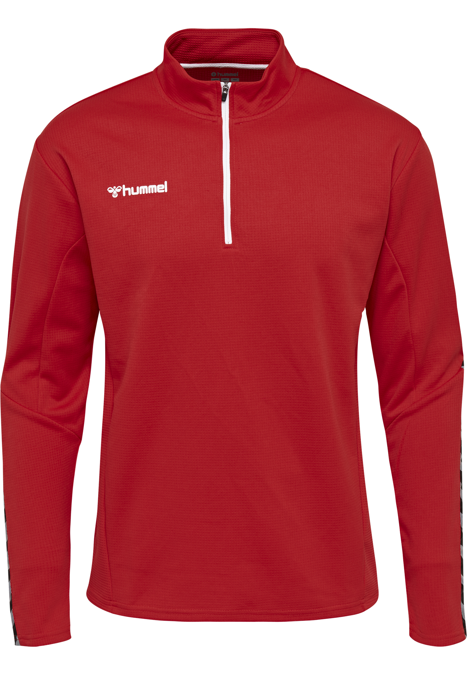 

Толстовка Hummel Mit Kurzem Reißverschluss Hmlauthentic Kids Half Zip, цвет TRUE RED