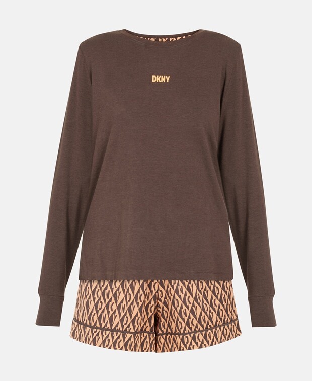 

Пижама DKNY, коричневый