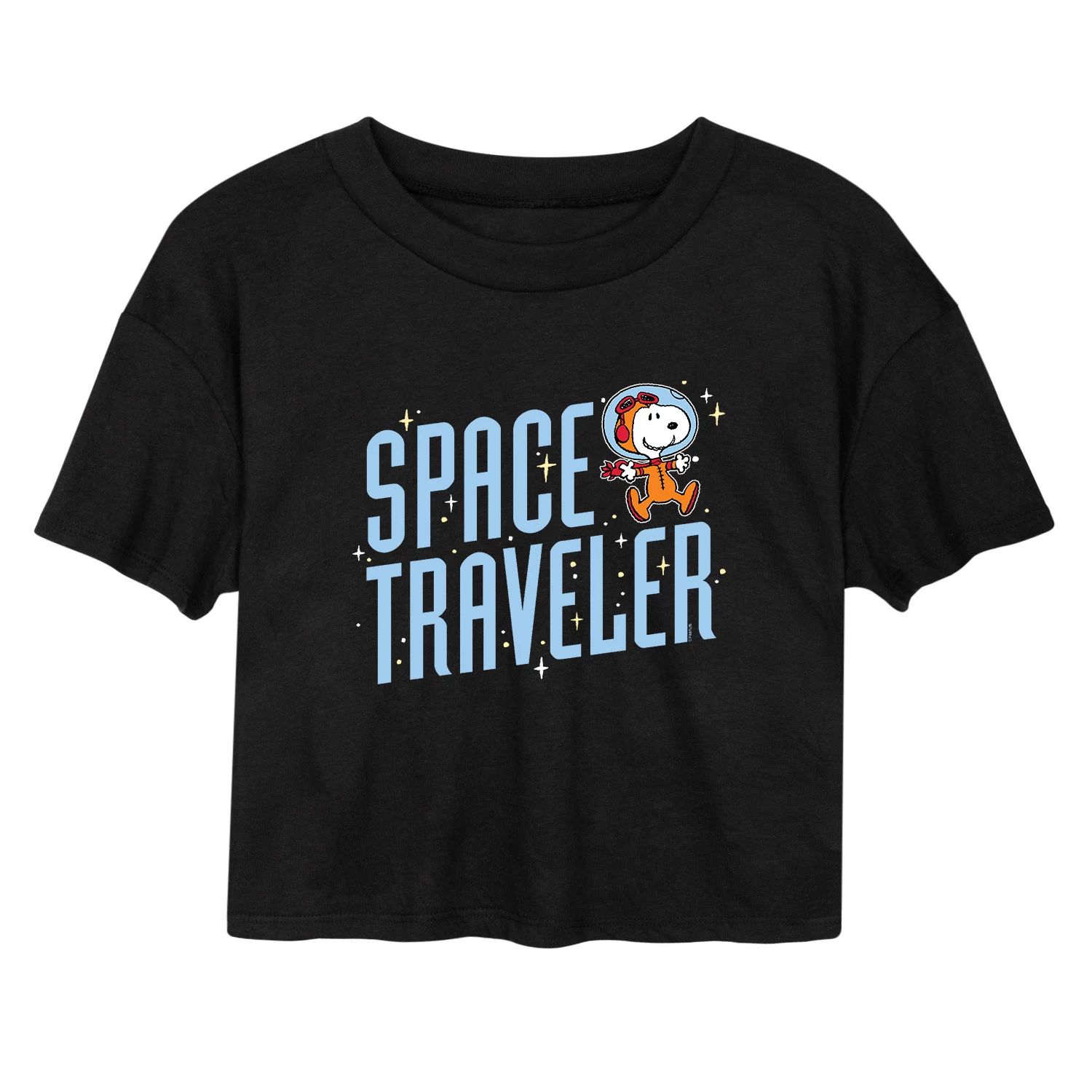 Укороченная футболка Peanuts Traveller для юниоров Licensed Character