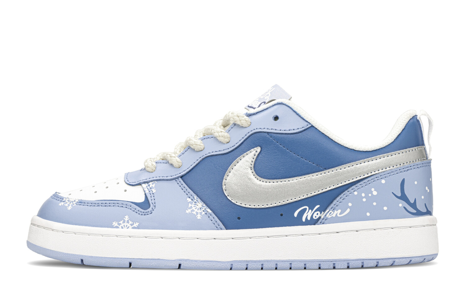 

Женские туфли для скейтбординга Nike Court Borough, Blue Silver