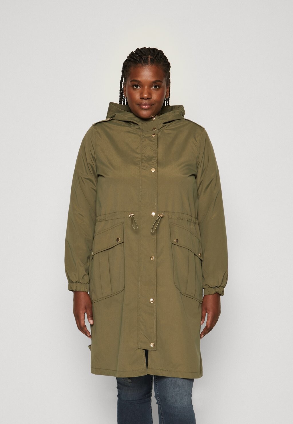

Парка ZOASOFIA LONG Vero Moda Curve, цвет kalamata