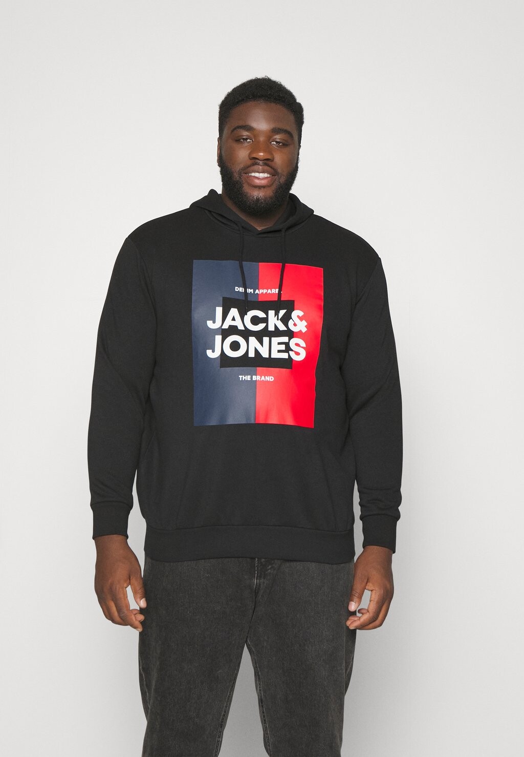 

Толстовка JJOSCAR HOOD Jack & Jones, черный
