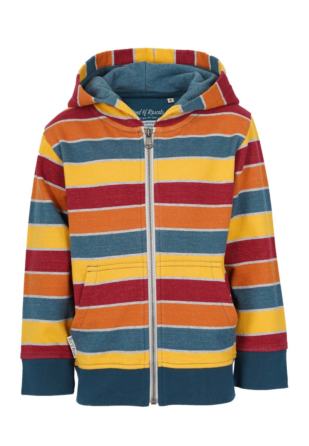 

Толстовка Band of Rascals Kapuzenjacke Melange Striped, цвет multi color