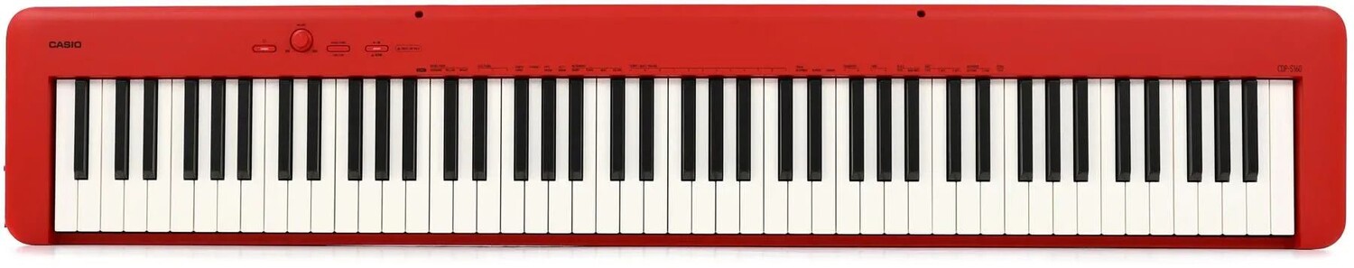 

Компактное цифровое пианино Casio CDPS160 — красное