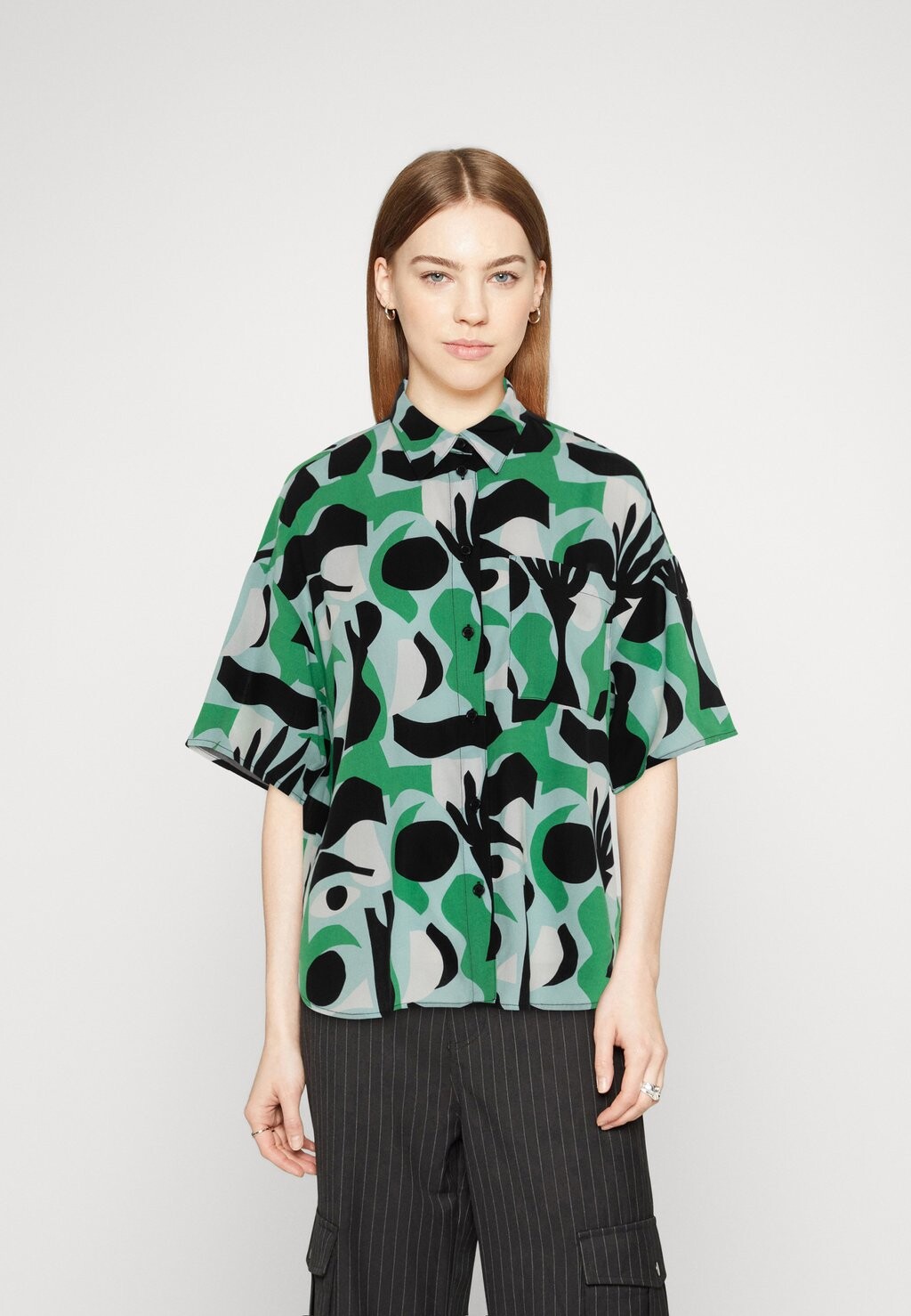 глиттер turquoise green 10г Рубашка Monki