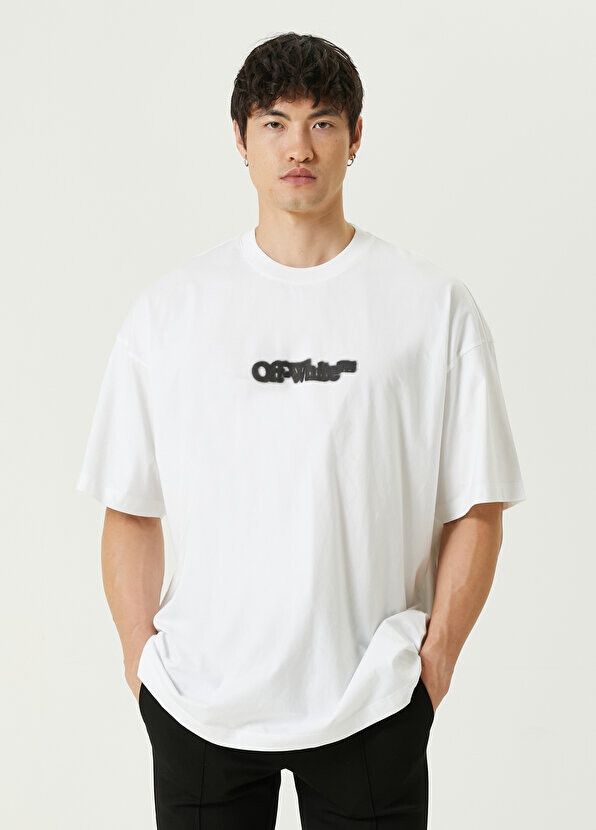 

Белая футболка с логотипом Off-White, Белый