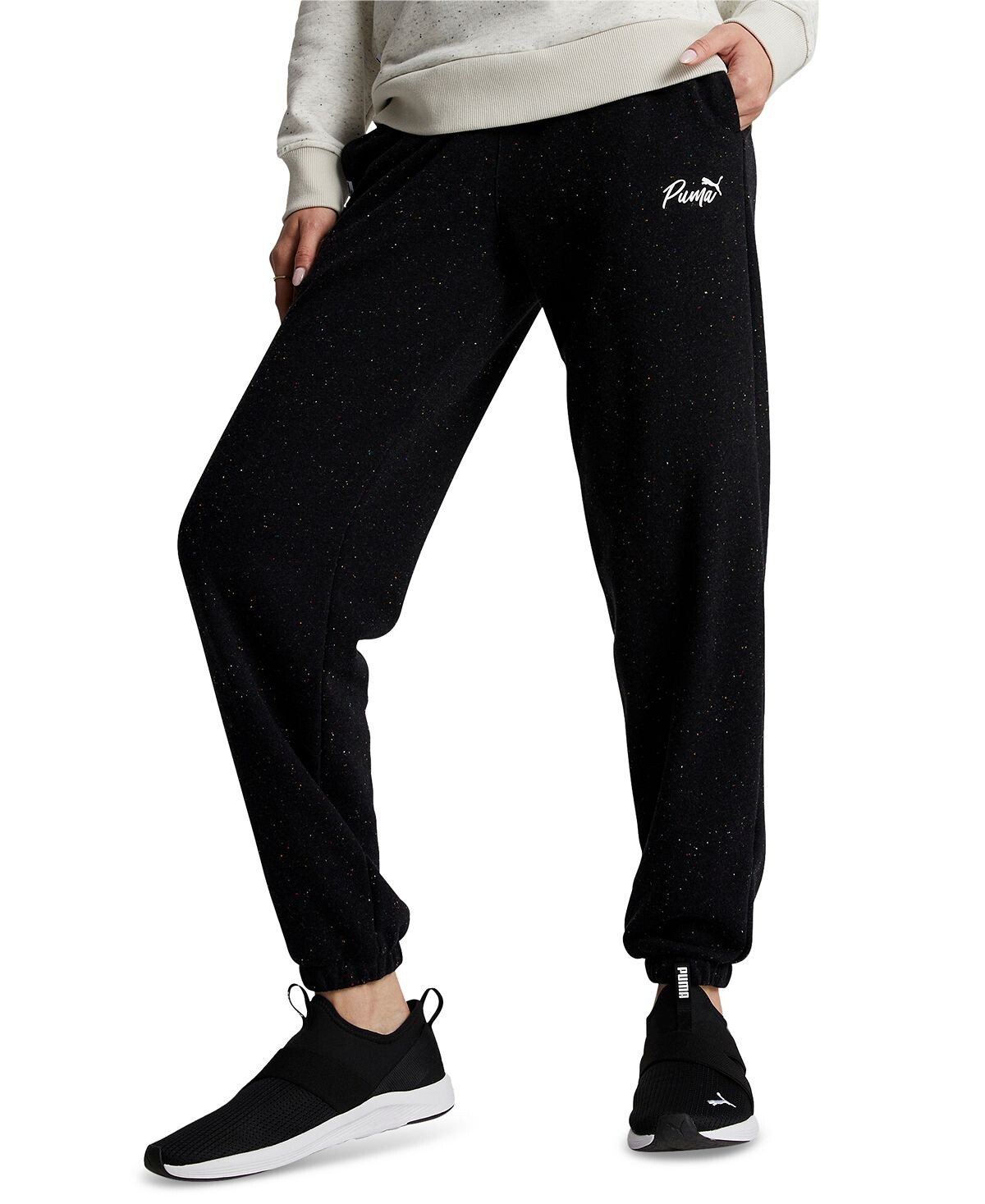 

Женские спортивные штаны Live In French Terry Jogger Puma, черный