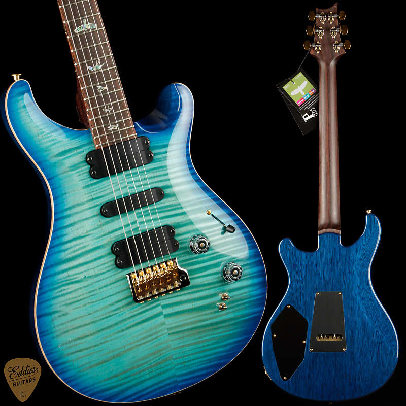 Электрогитара PRS Eddie's Guitars Wood Library 509 - Makena Blue/Korina Back/Rosewood Neck/Cocobolo FB philips back massager ppm4361 portable back brace blue