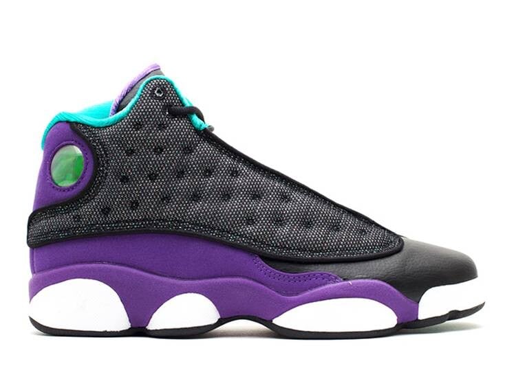 

Кроссовки AIR JORDAN 13 GS 'VIOLET TEAL', черный