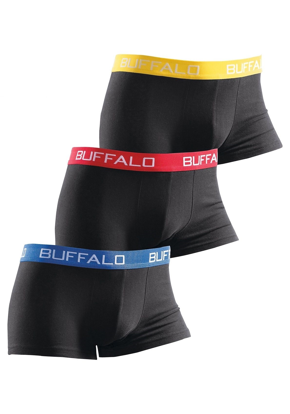 Боксеры Buffalo Boxer, цвет schwarz-blau, schwarz-rot, schwarz-gelb