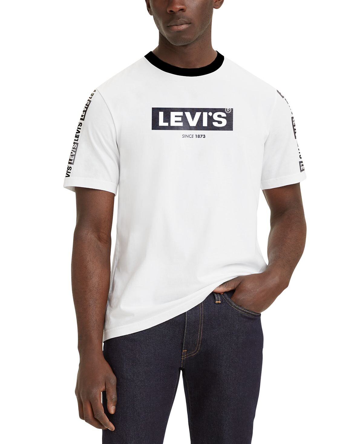 

Мужская футболка свободного кроя с графическим логотипом Levi's