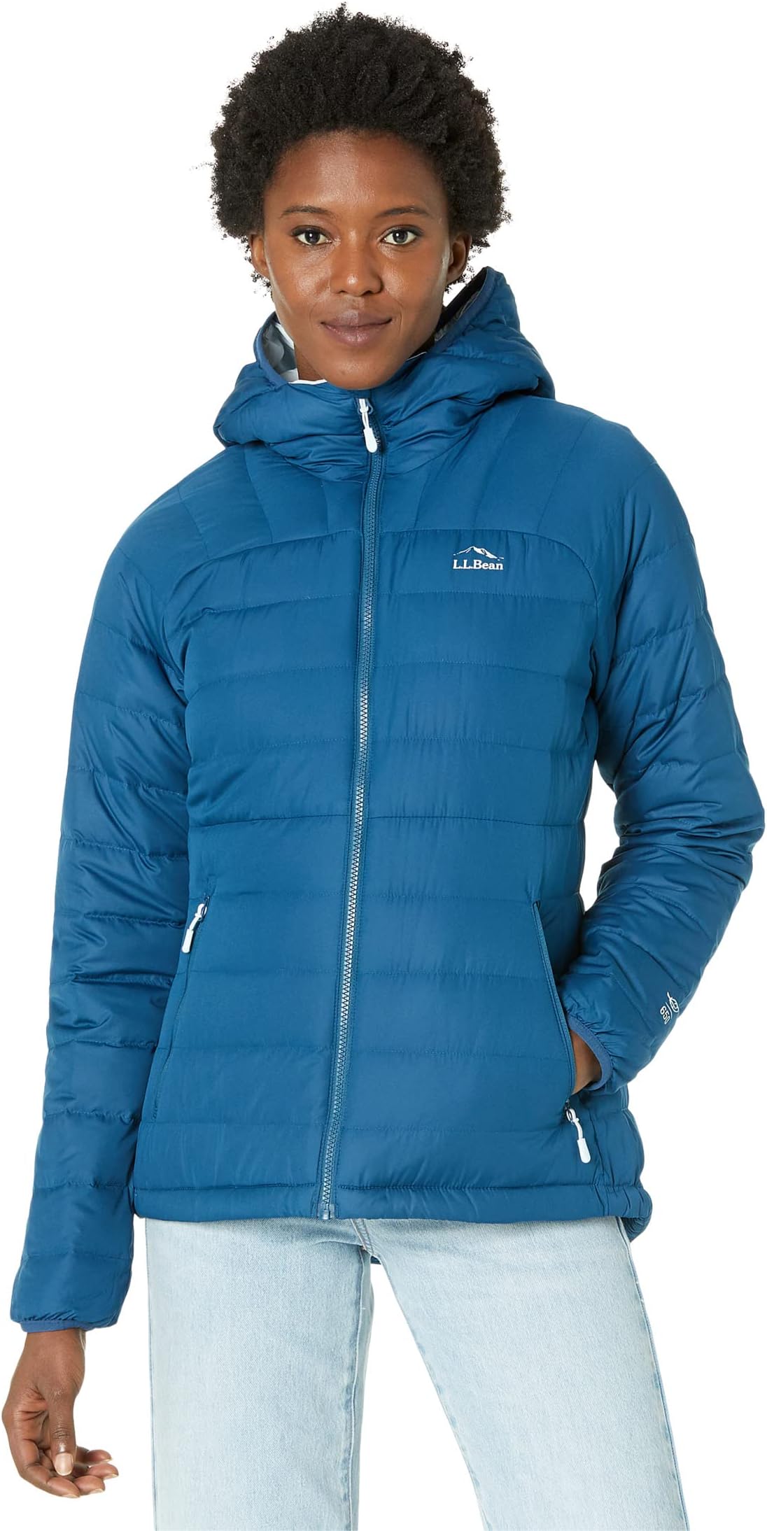 

Пуховик Bean's с капюшоном L.L.Bean, цвет Dark Marine Blue