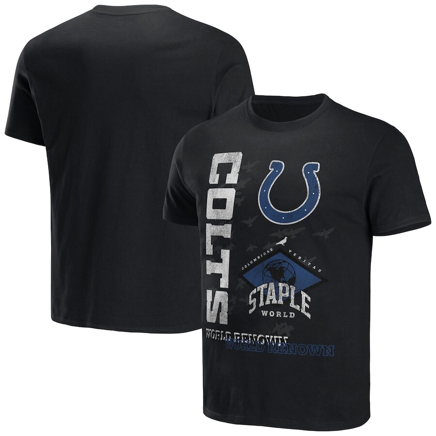 

Футболка с коротким рукавом Staple Indianapolis Colts, черный