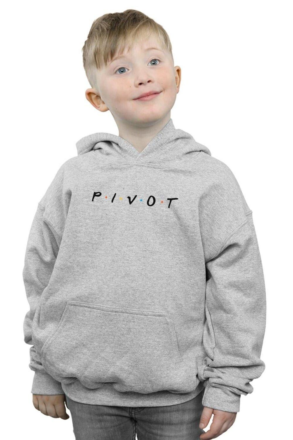 

Худи с логотипом Pivot Friends, серый