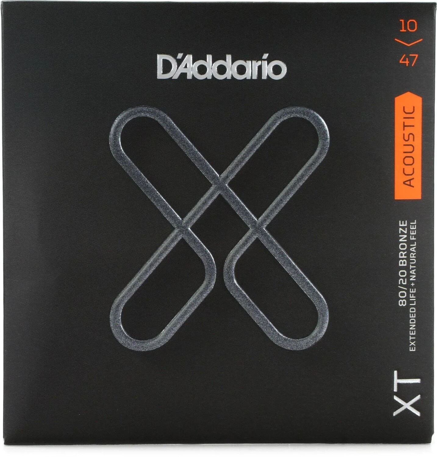 

Струны для акустической гитары D'Addario XTABR1047 XT 80/20 Bronze — .10-.047 Extra Light