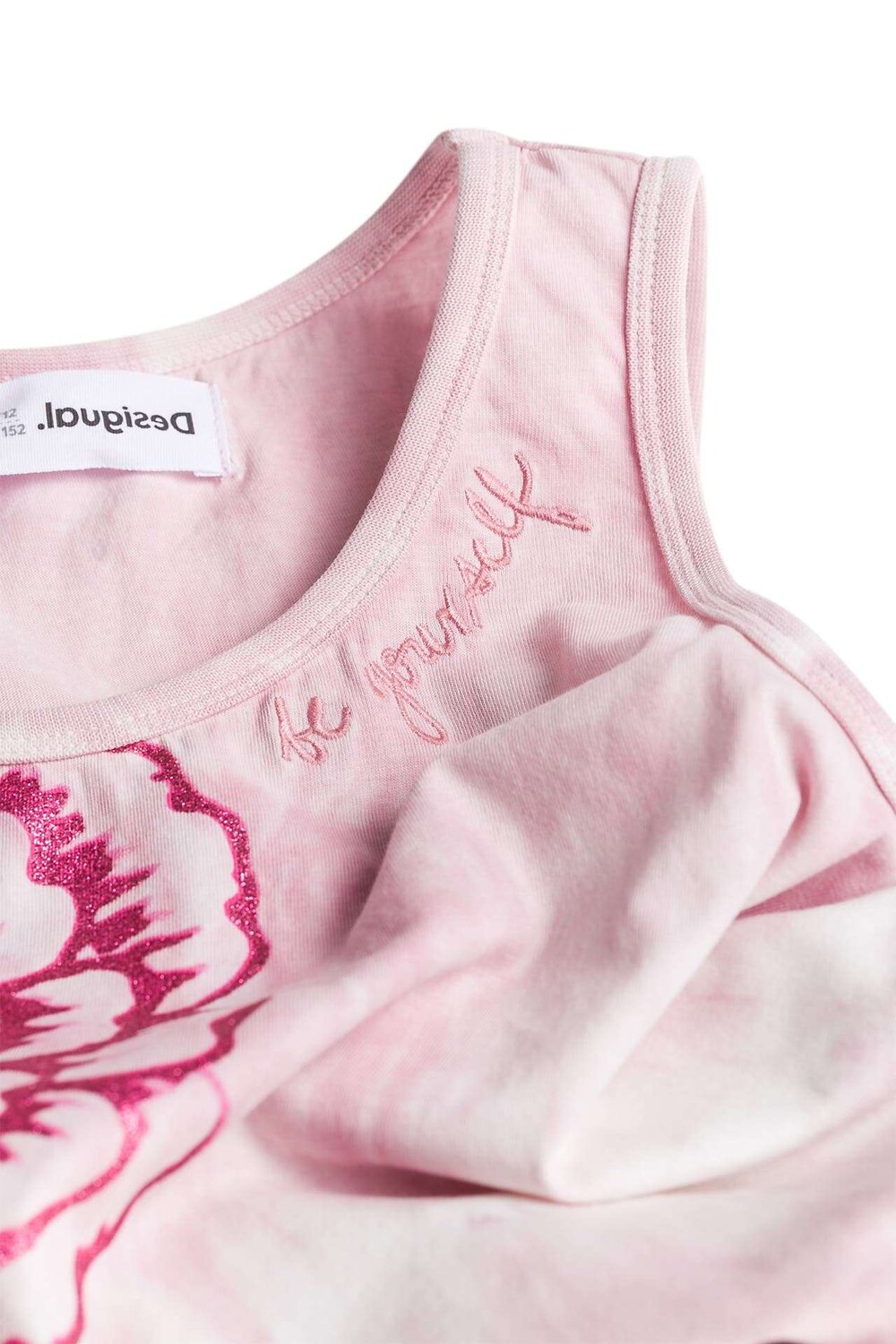 

Платье из джерси розового дерева Desigual