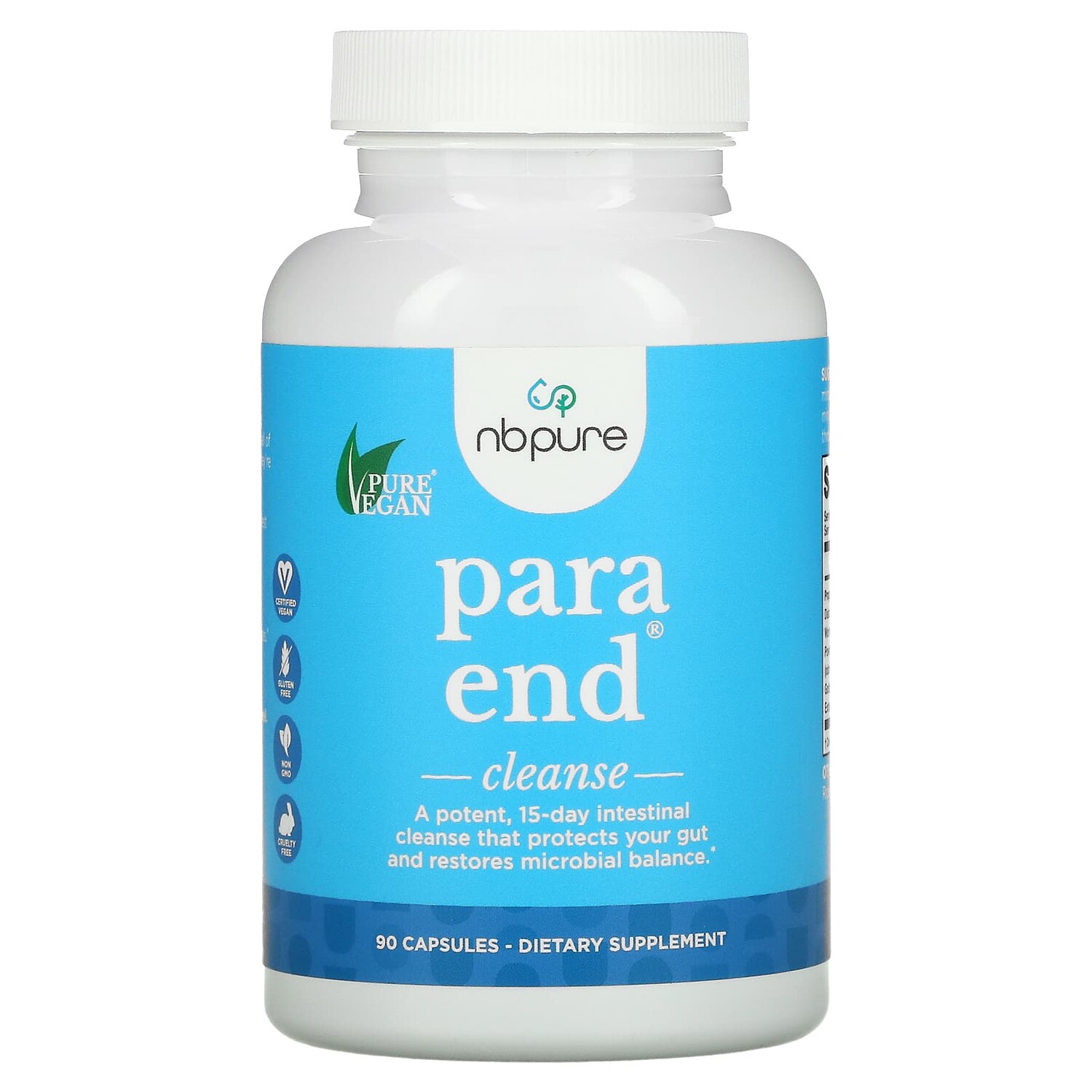 

Para end, очищение кишечника, 90 капсул, NB Pure