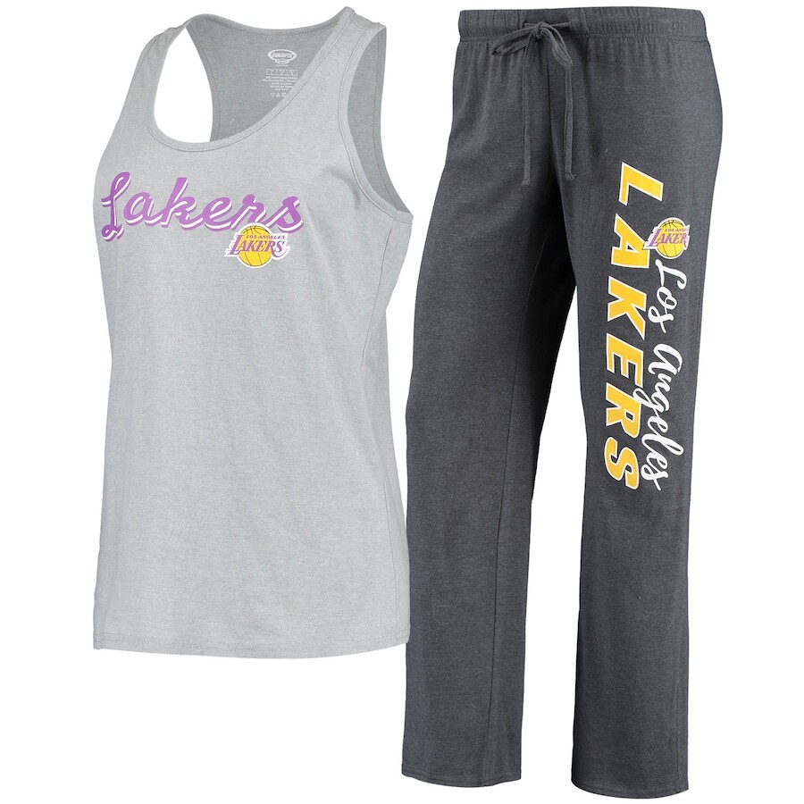 

Пижамный комплект Concepts Sport Los Angeles Lakers, серый