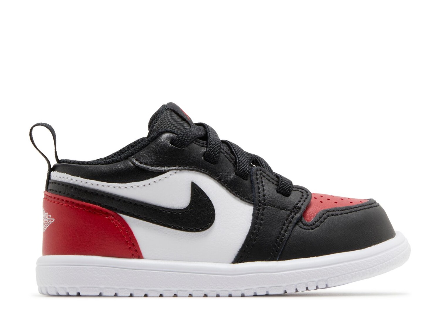 

Кроссовки Air Jordan Air Jordan 1 Low Gs 'Bred Toe 2.0', красный