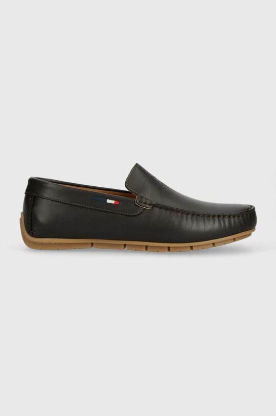 

НАС. Поло Ассн. кожаные мокасины RIVER U.S. Polo Assn., коричневый