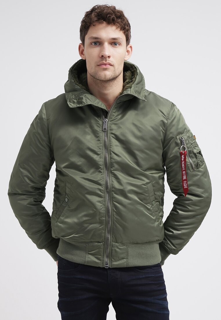 

Демисезонная куртка Alpha Industries, зеленый