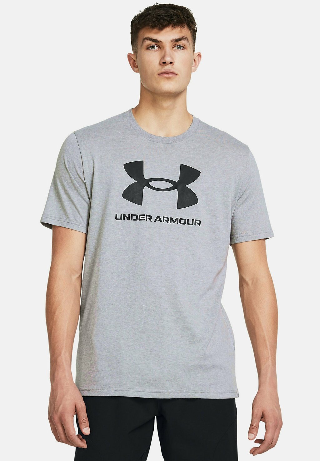 футболка с принтом Short Sleeve Graph Sportstyle Logo Update Under Armour, цвет steel light heather