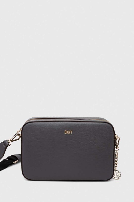 

Кожаная сумочка Дкны DKNY, серый